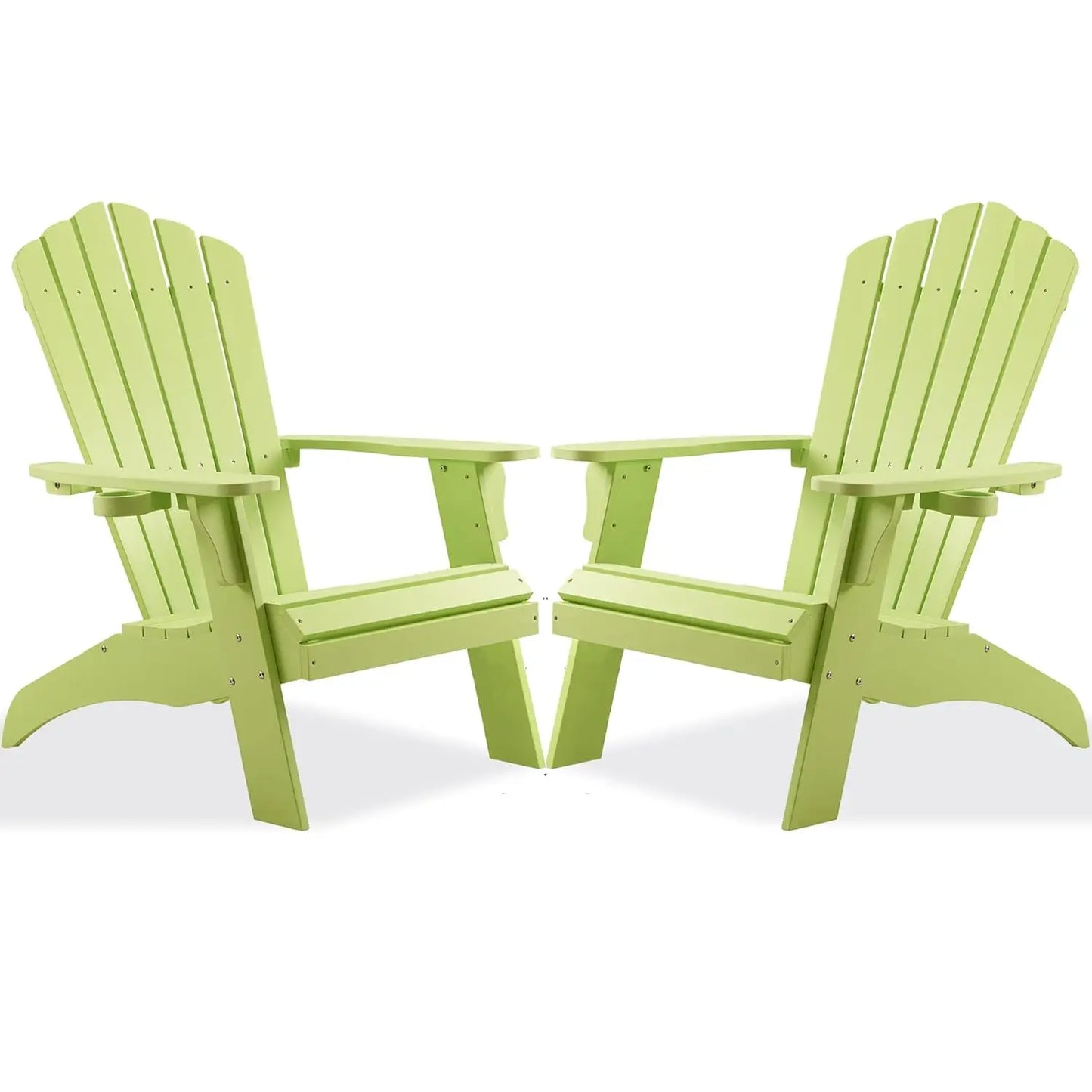Oversized Poly Lumber Adirondack Chair Set of 2