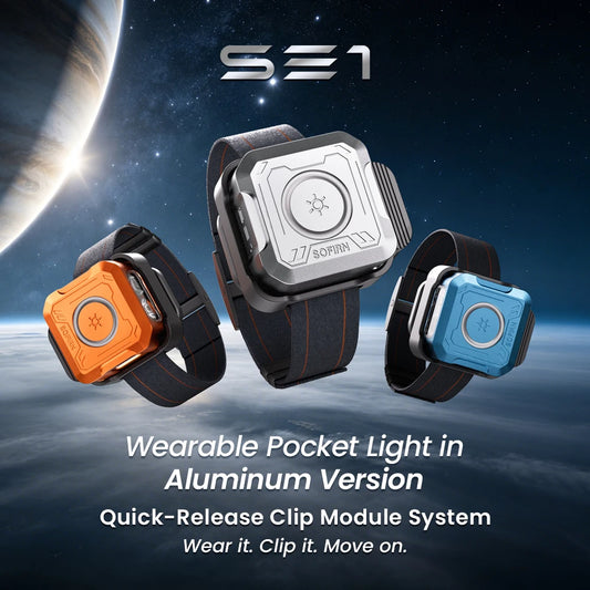 300-Lumen Pocket Flashlight with RGB Signal Light & Magnetic Base
