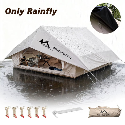 10' × 13' Ultralight Camping Tarp & Rainfly – 6–8 Person Shelter
