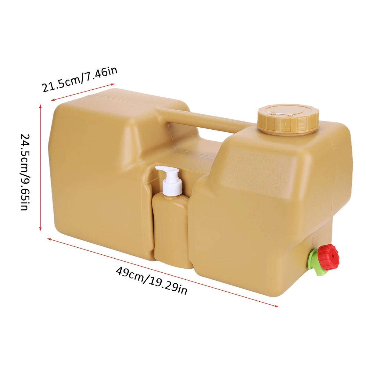 Portable Camping Water Jug with Spigot – 10L/20L Outdoor Water Container