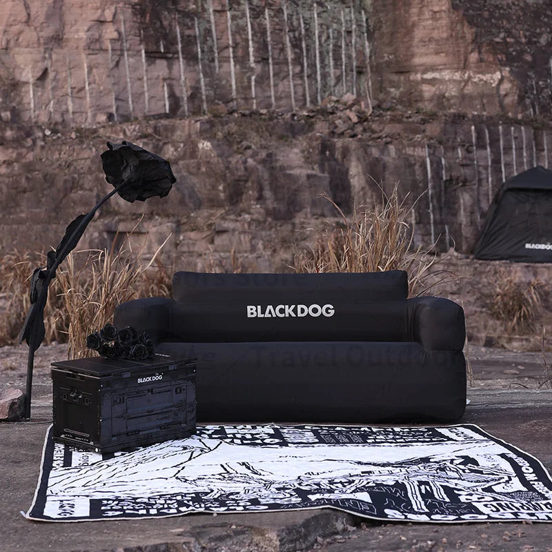 BLACKDOG Air Sofa Bed Outoor Portable Two-seater Air Couch With Air Pump