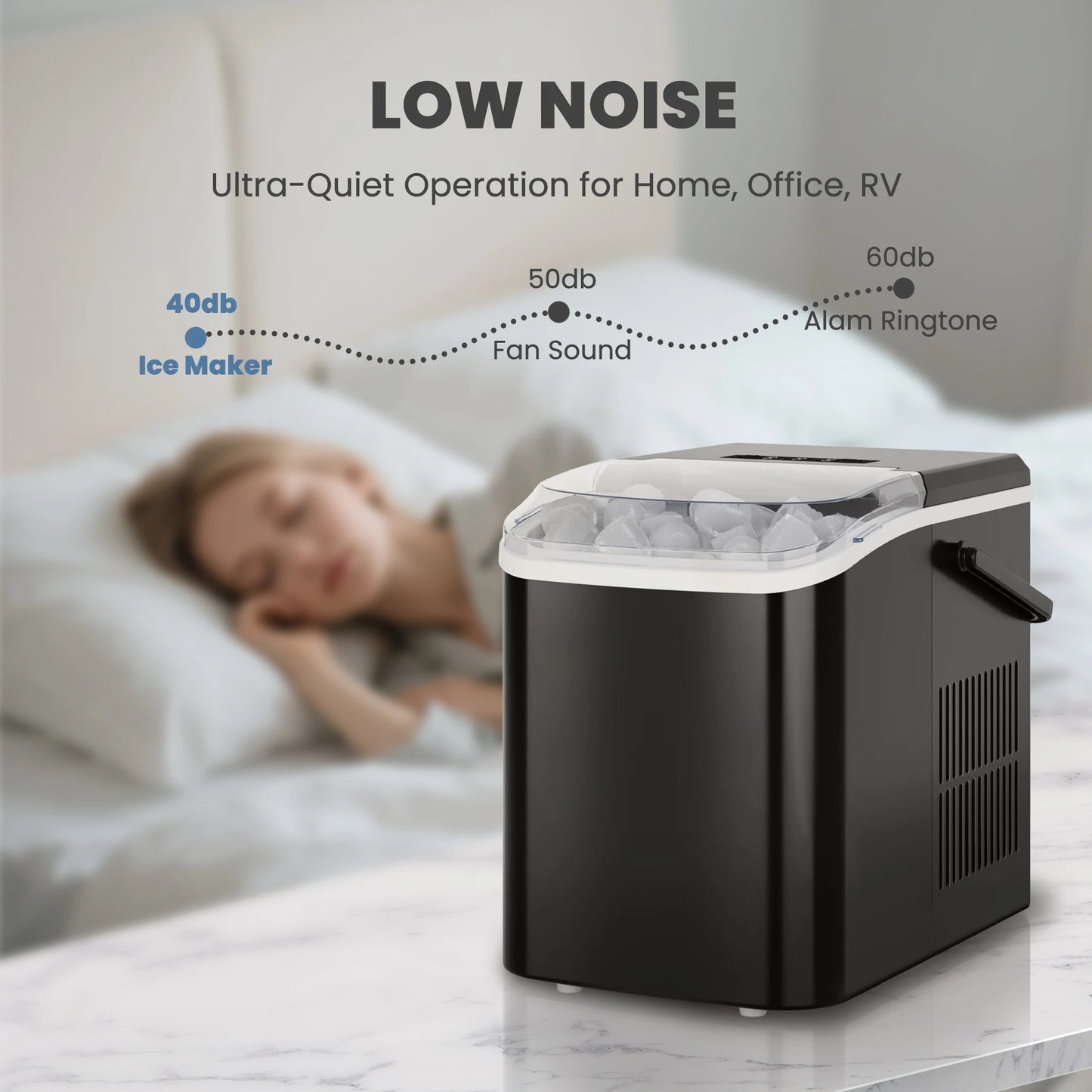Portable Kitchen Ice Machine Countertop